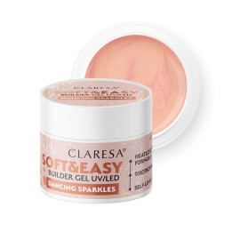 Claresa żel budujący Soft&Easy dancing sparkles 12g