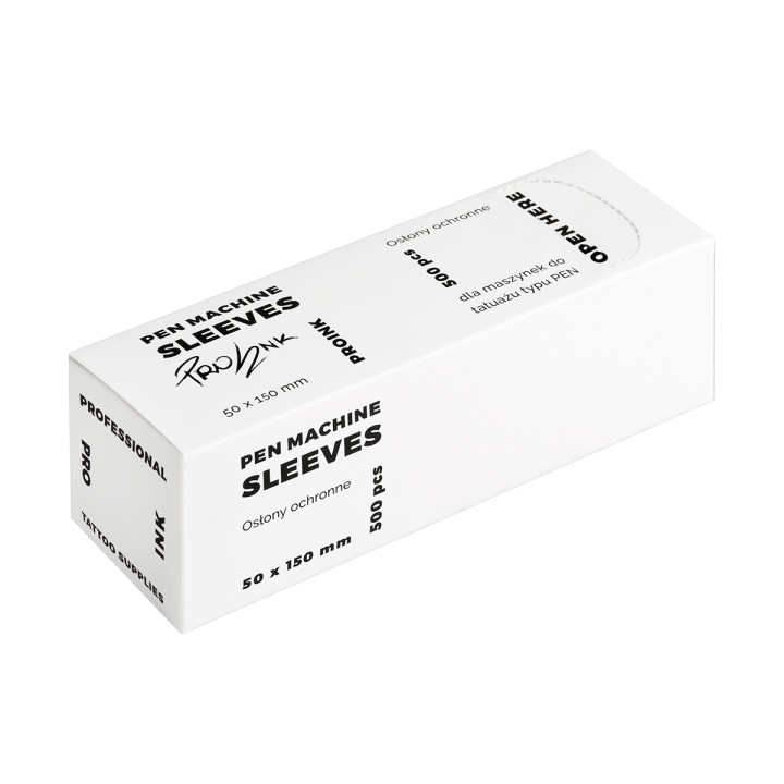 PRO INK Folie ochronne na maszynki typu Pen do PMU - 500 szt.