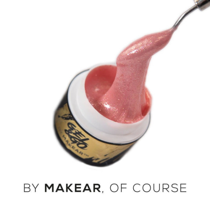 Żel do paznokci Makear GG21 Glitter Ice Pink - Gel&Go 50ml