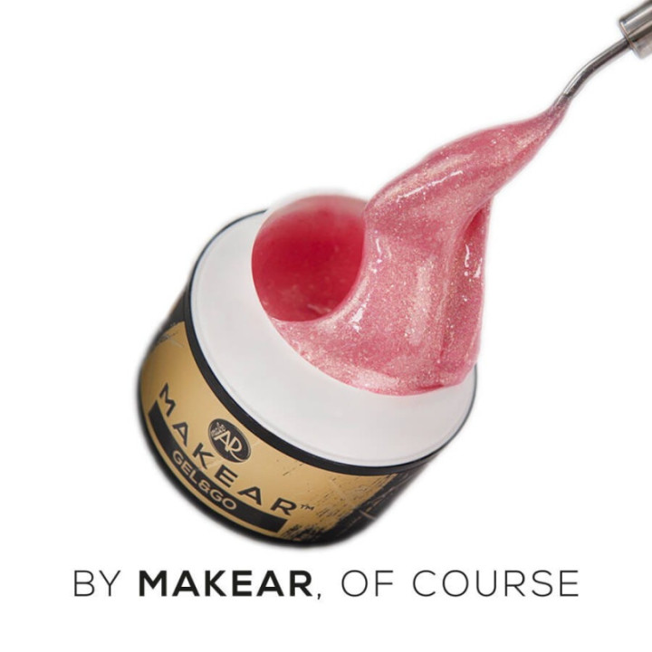 Żel do paznokci Makear GG23 Glitter Rose - Gel&Go 15ml