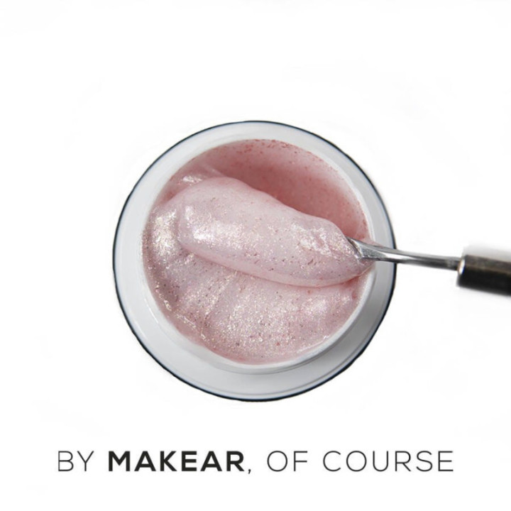 Żel do paznokci Makear GG20 Milky Glitter - Gel&Go 15ml