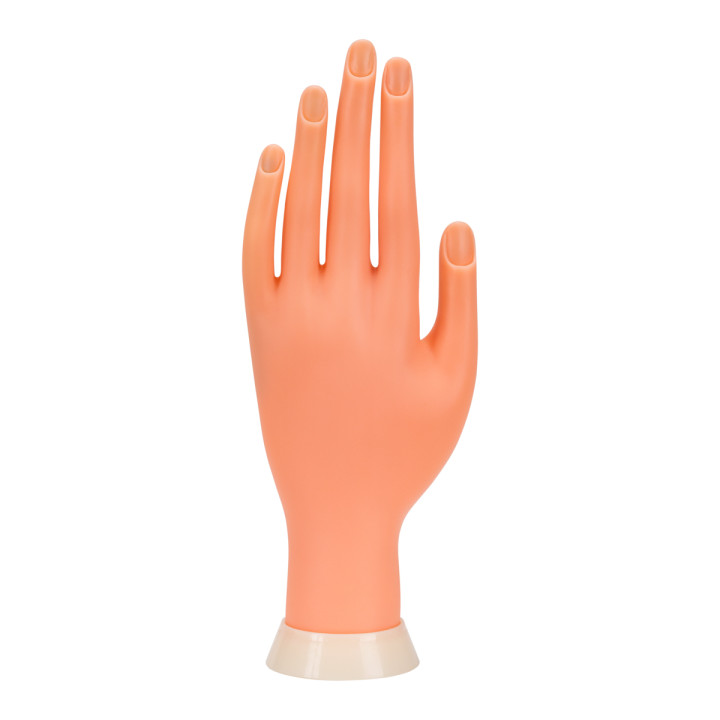 Ręka dłoń do ćwiczeń nauki manicure paznokcie tips 35