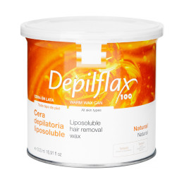 Depilflax 100 wosk do depilacji puszka natural 500 ml