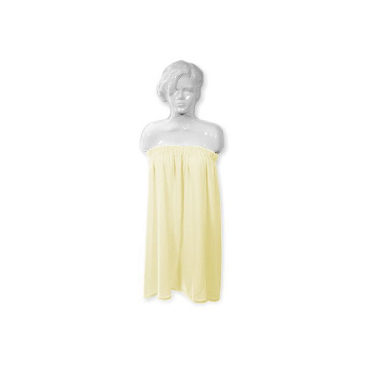 Peleryna frotte kremowa nr 44