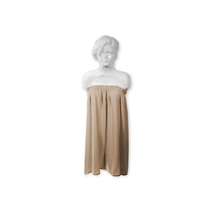 Peleryna frotte beżowa nr 25