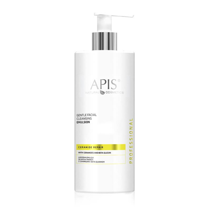 Apis CERAMIDE REPAIR Łagodna emulsja do mycia twarzy z ceramidami i beta glukanem 500 ml