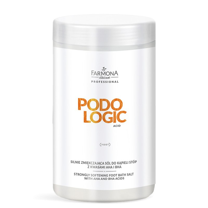 Farmona podologic acid silnie zmiękczająca sól do kąpieli stóp z kwasami AHA i BHA 1250 g