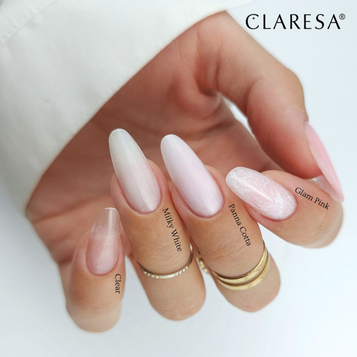 Claresa Żel budujący Hard&easy builder gel glam pink 45g