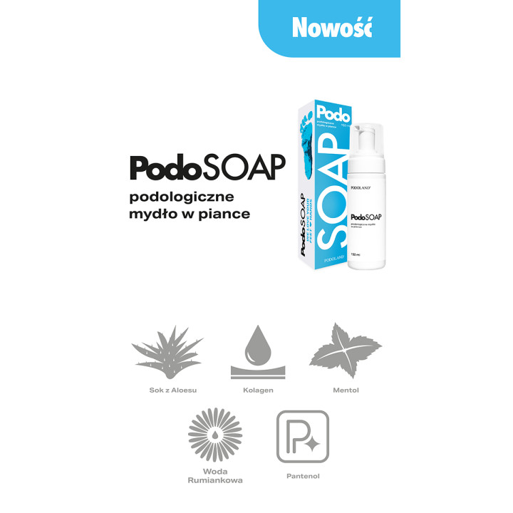 Podoland Podosoap podologiczne mydło w piance 150 ml