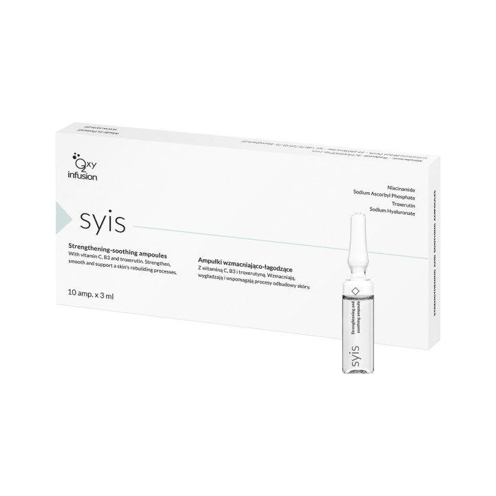 Syis ampułki wzmacniająco-łagodzące na naczynka 10 x 3 ml