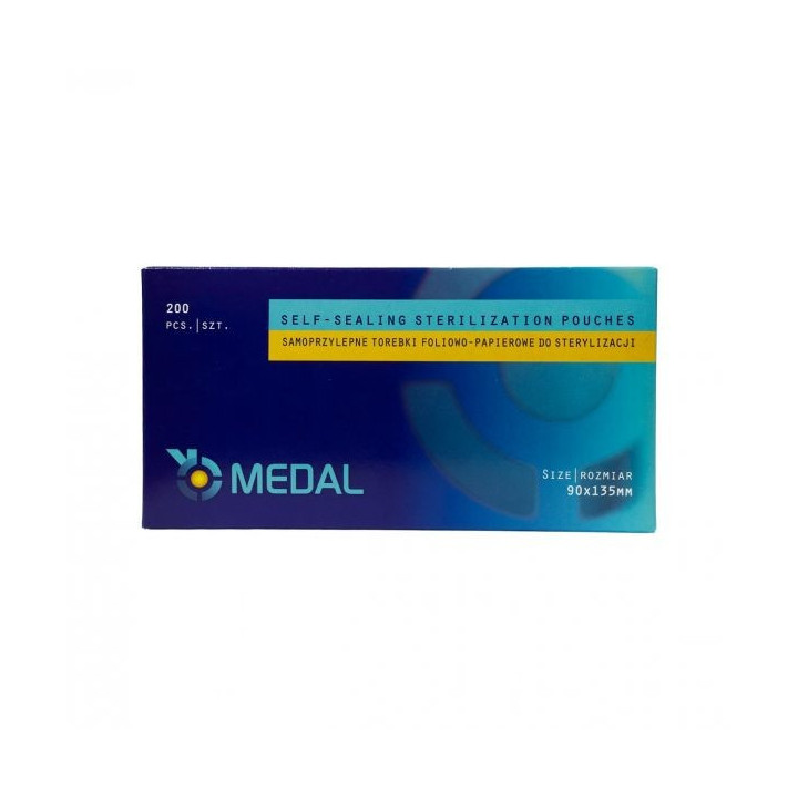 Medal Torebki do sterylizacji 90 x 135 mm (200 szt)