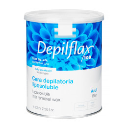 Depilflax 100 wosk do depilacji puszka azul 800 ml