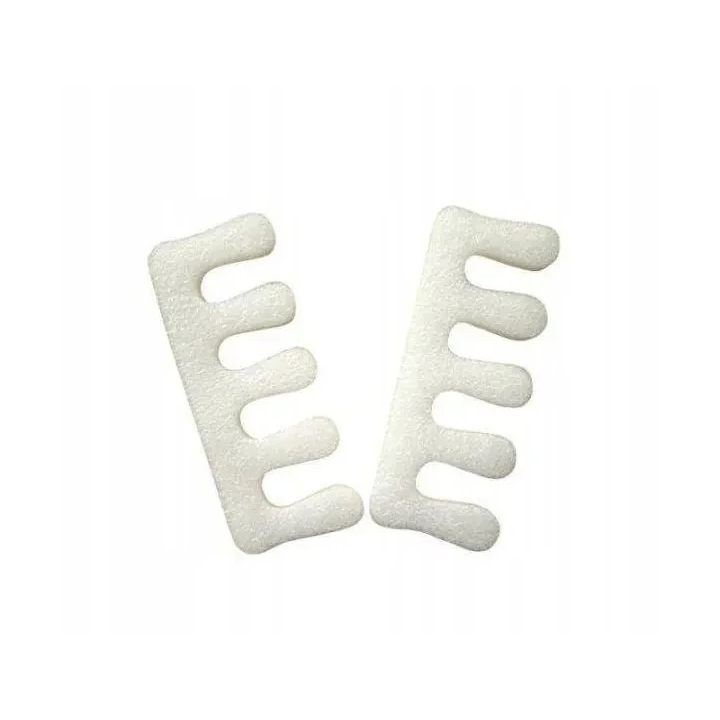 SEPARATOR DO PEDICURE PIANKOWY BIAŁY 10 PAR (20 SZT)