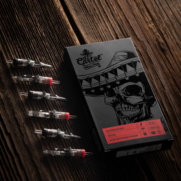 Cartridge do tatuażu El Cartel V2 - 0.35 19RM LongTaper 10szt.