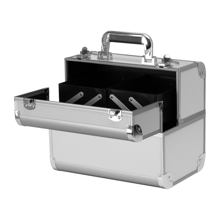 Kuferek kosmetyczny SC40 srebrny