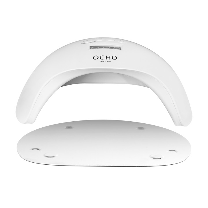 Lampa UV LED OCHO NAILS X13 65W plus biała z lustrzanym dnem