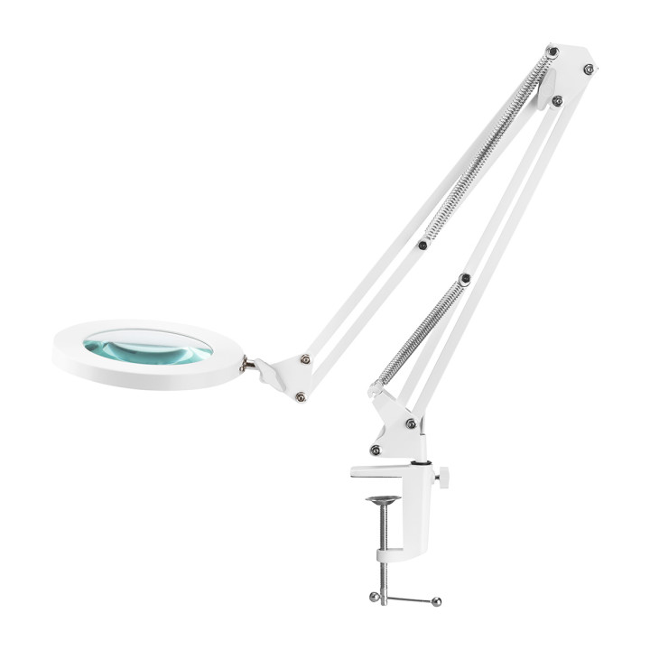 Lampa lupa led Glow 308 do blatu biała USB