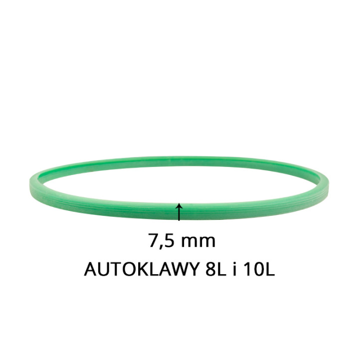 Woson uszczelka silikonowa do autoklawów 10 L i 12 L zielona 7,5 mm