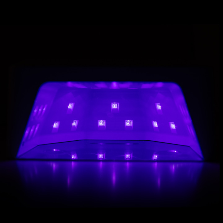 Lampa UV LED Glow 112 z metalowym dnem 48W
