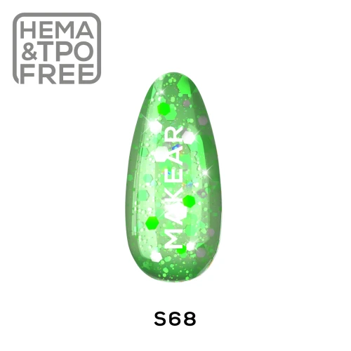Makear S68 Lakier hybrydowy 8ml Princess