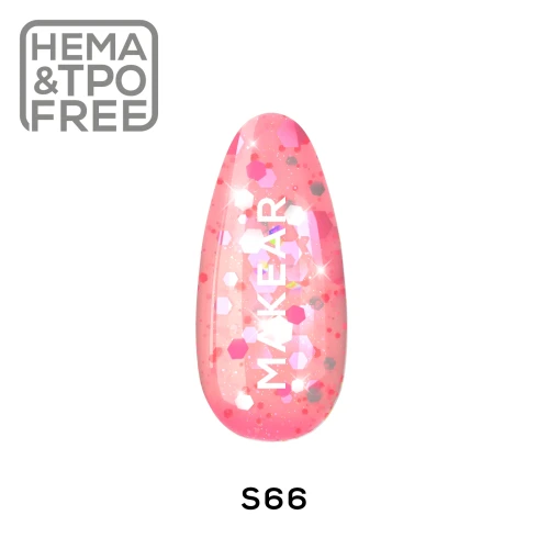 Makear S66 Lakier hybrydowy 8ml Princess 
