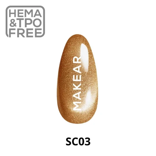 Makear SC03 Lakier hybrydowy 8ml Cat Eye 