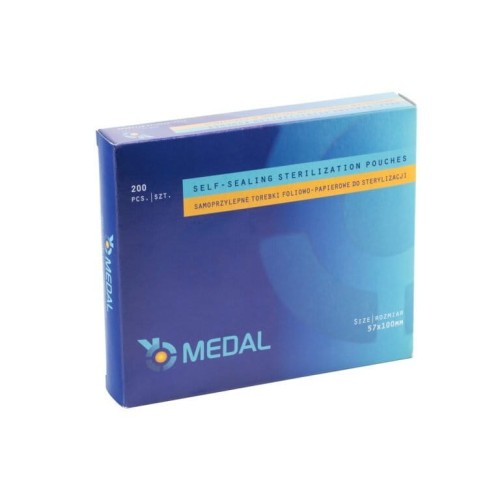  Medal Torebki do sterylizacji 57 x 100 mm (200 szt)