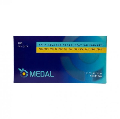  Medal Torebki do sterylizacji 90 x 135 mm (200 szt) 