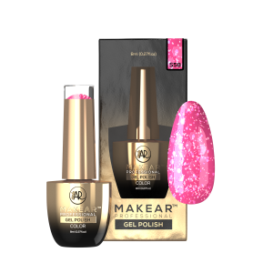 Makear Lakier hybrydowy S58 Pink Star 8 ml