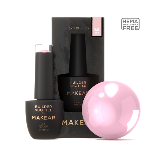 MAKEAR 15ml Builder&Bottle BG07 - Żel w Butelce z Pędzelkiem