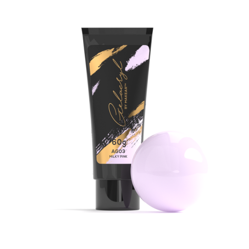 Makear Akrylożel do paznokci Milky Pink Gelacryl AG03 - 60g 