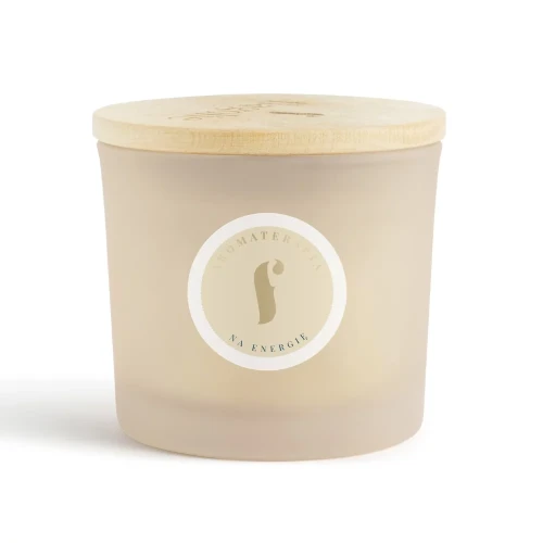 Duża Naturalna świeca sojowa do aromaterapii NA ENERGIĘ 170g