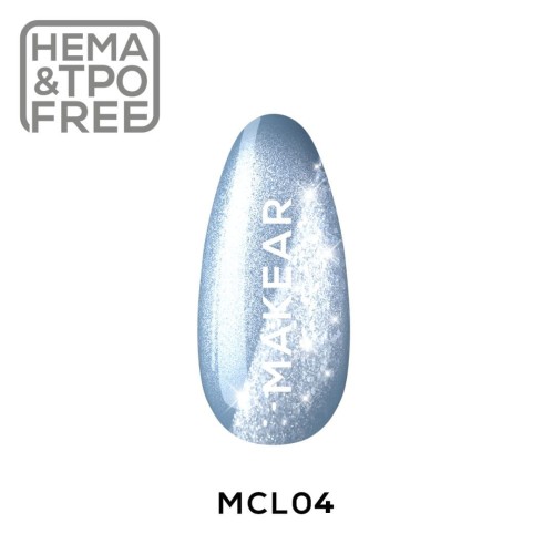 Makear MCL04 Furry Blue Lakier Hybrydowy CatEye 8ml