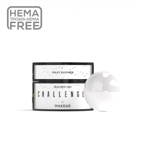 Makear Challengel Shimmer Milky HG11 - żel budujący 50ml