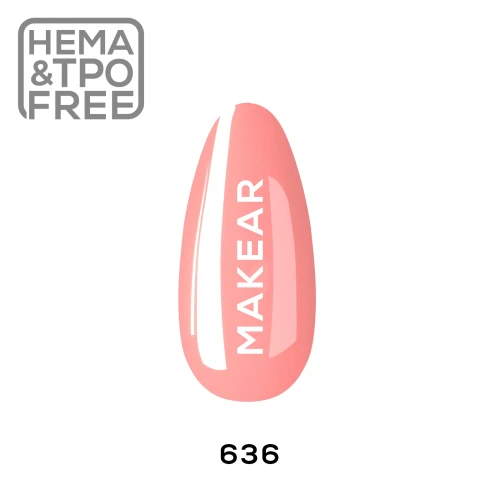 Makear 636 Lakier hybrydowy 8ml