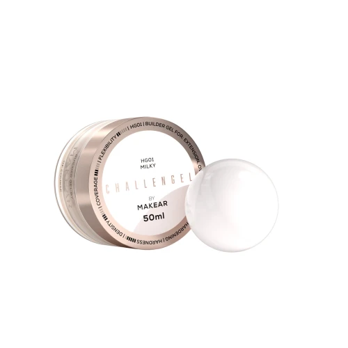 Makear Challengel Milky HG01 - żel budujący 50 ml