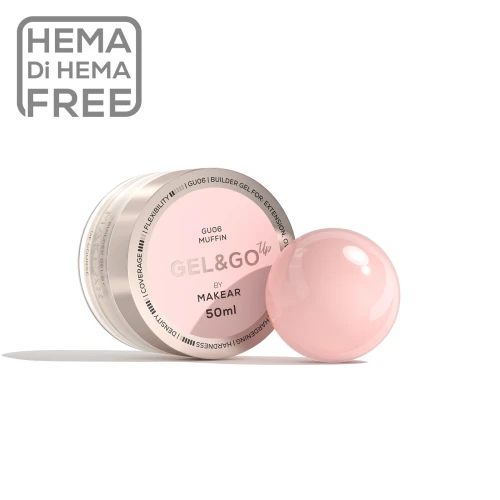 Makear żel budujący 50 ml - Gel&Go Up Muffin GU06