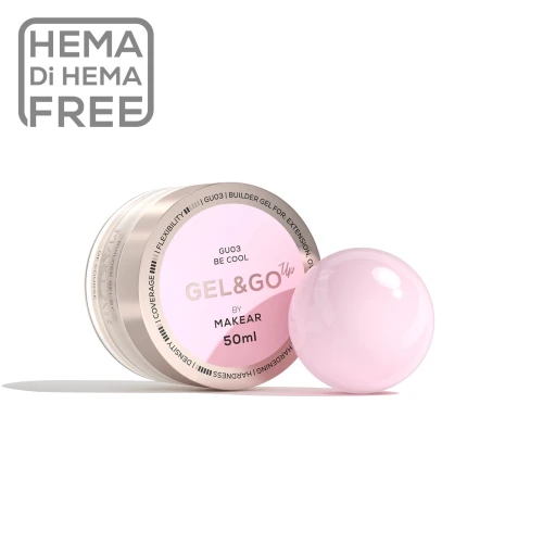Makear żel budujący 50 ml - Gel&Go Up Be Cool GU03